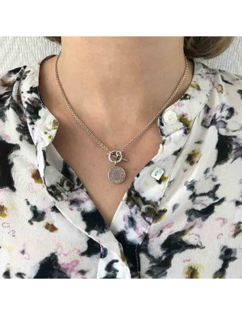 Collier HERMES  bouton 