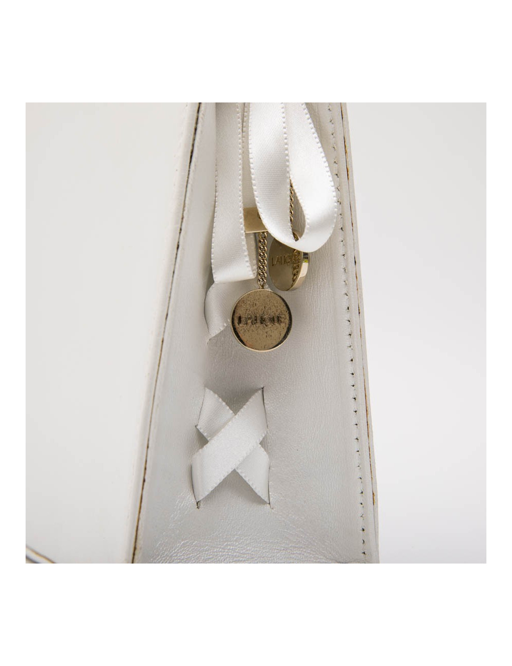 Sac LALIQUE blanc irisé