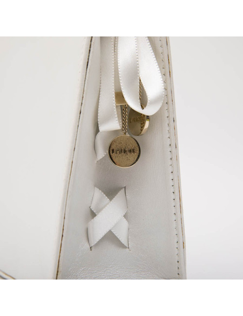 Sac LALIQUE blanc irisé