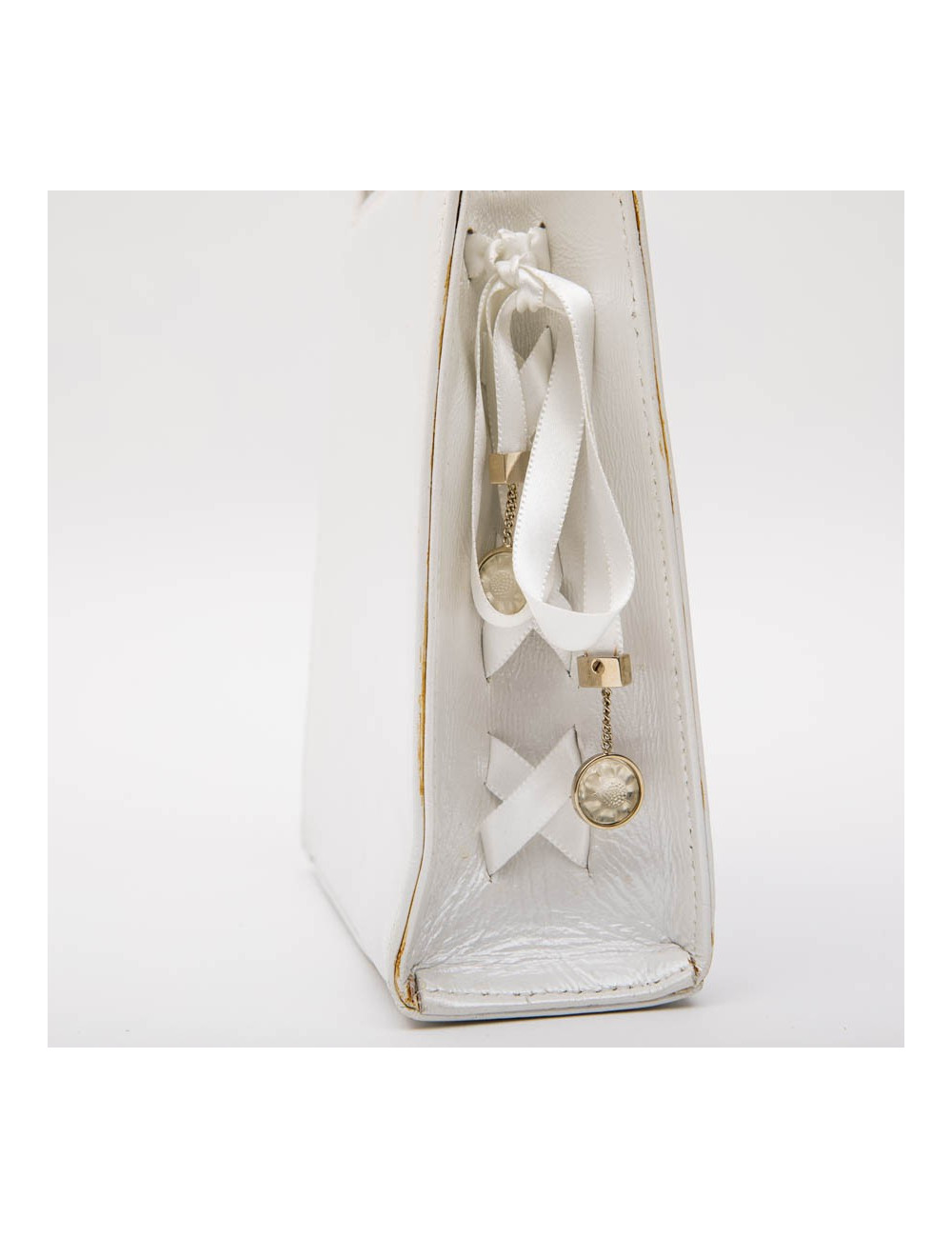 Sac LALIQUE blanc irisé