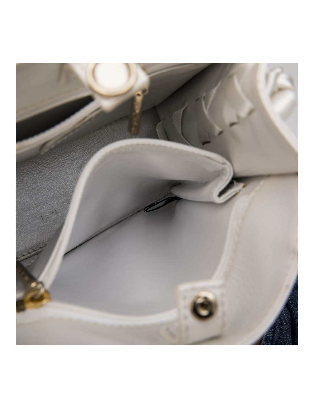 Sac LALIQUE blanc irisé