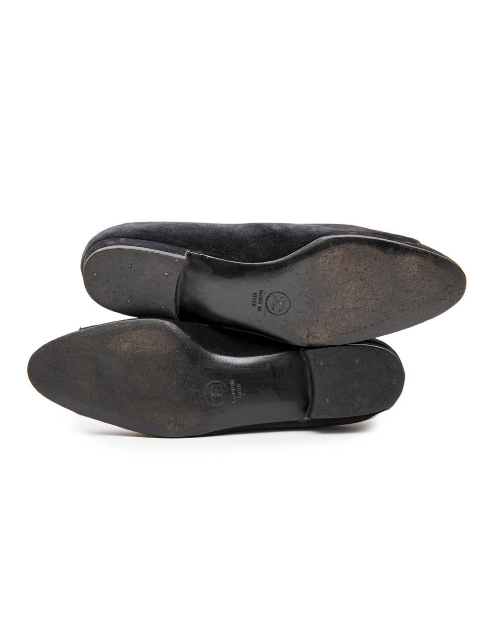 Ballerines Couture CHANEL en veau velours 