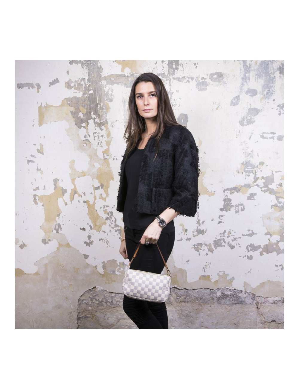  Pochette LOUIS VUITTON toile damier