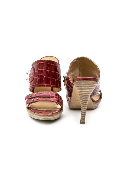Mules Hautes t 37  HERMES en alligator 