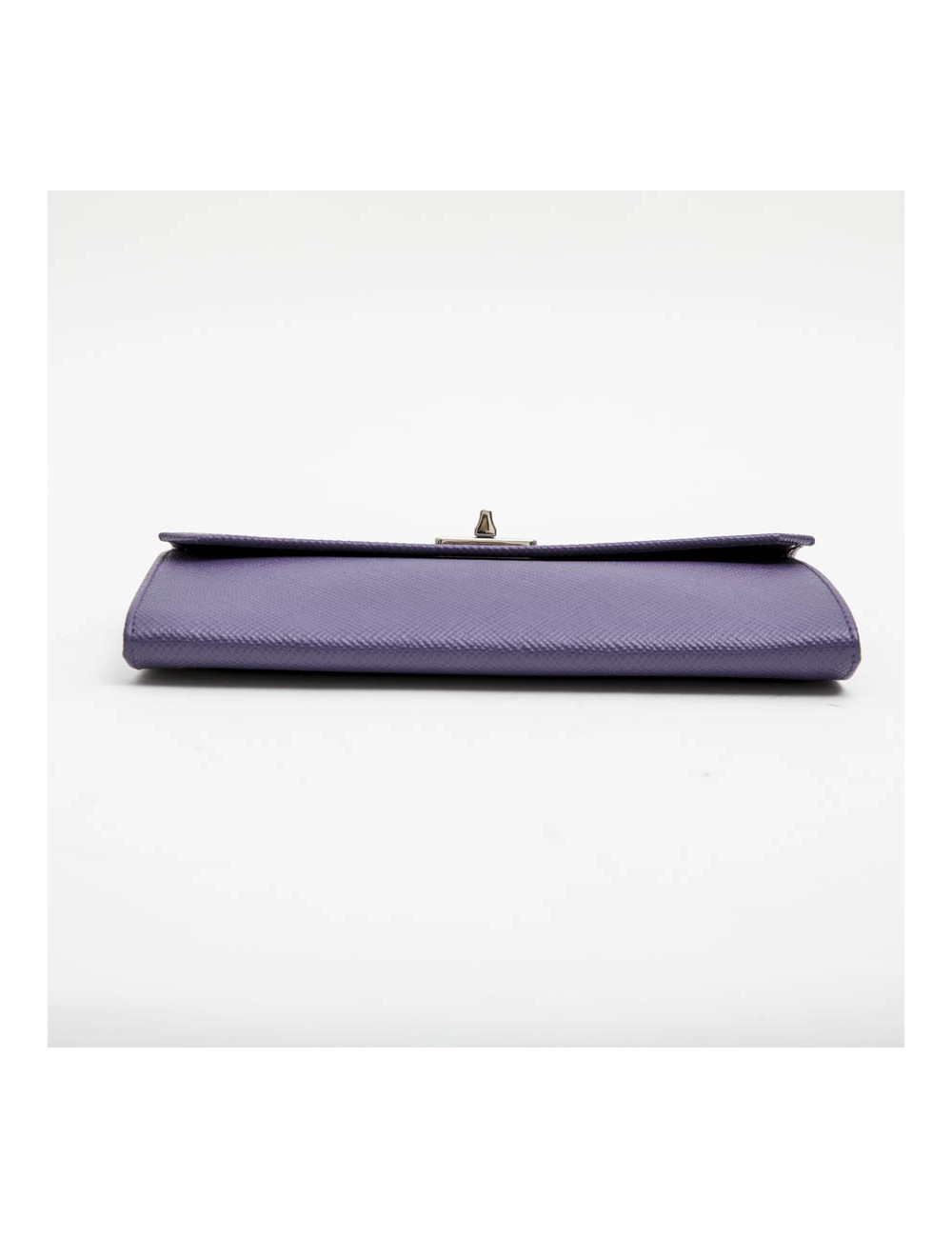 PRADA clutch in purple saffiano leather