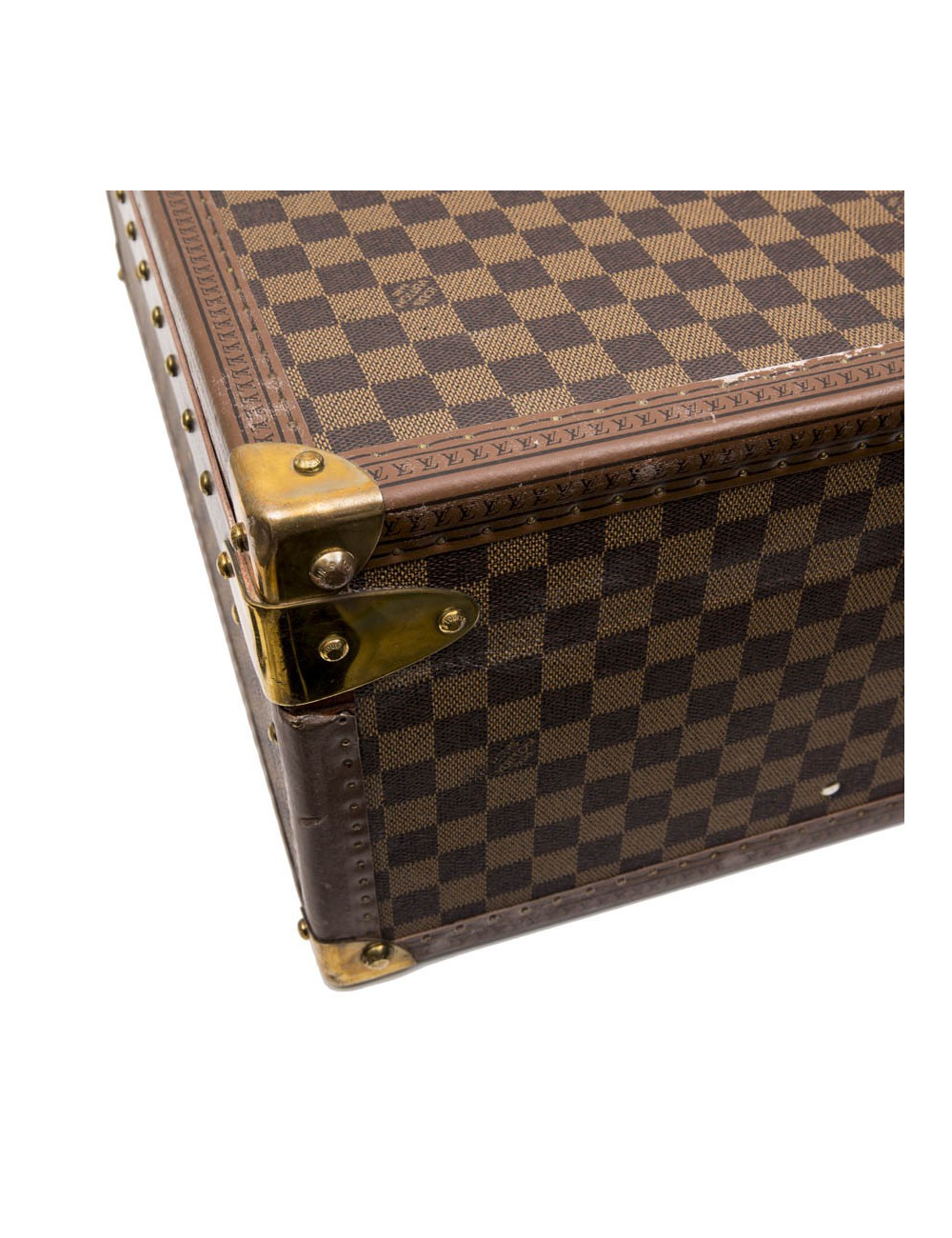 LOUIS VUITTON suitcase in damier ébène canvas