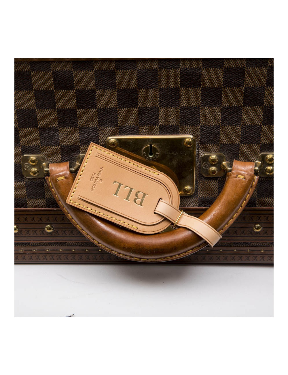 LOUIS VUITTON suitcase in damier ébène canvas