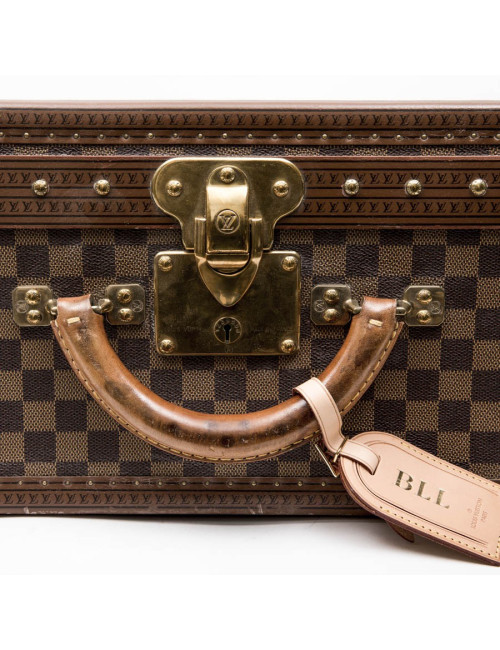 LOUIS VUITTON suitcase in damier ébène canvas