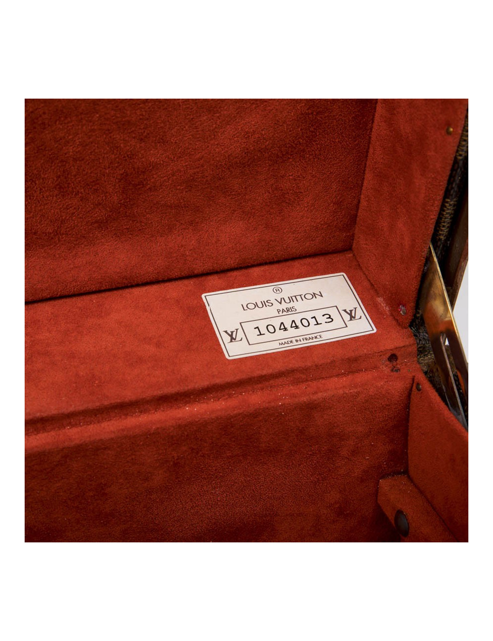 LOUIS VUITTON suitcase in damier ébène canvas