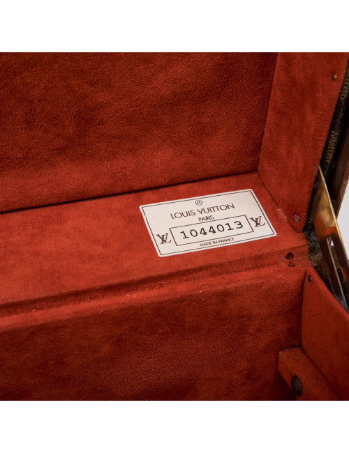 LOUIS VUITTON suitcase in damier ébène canvas