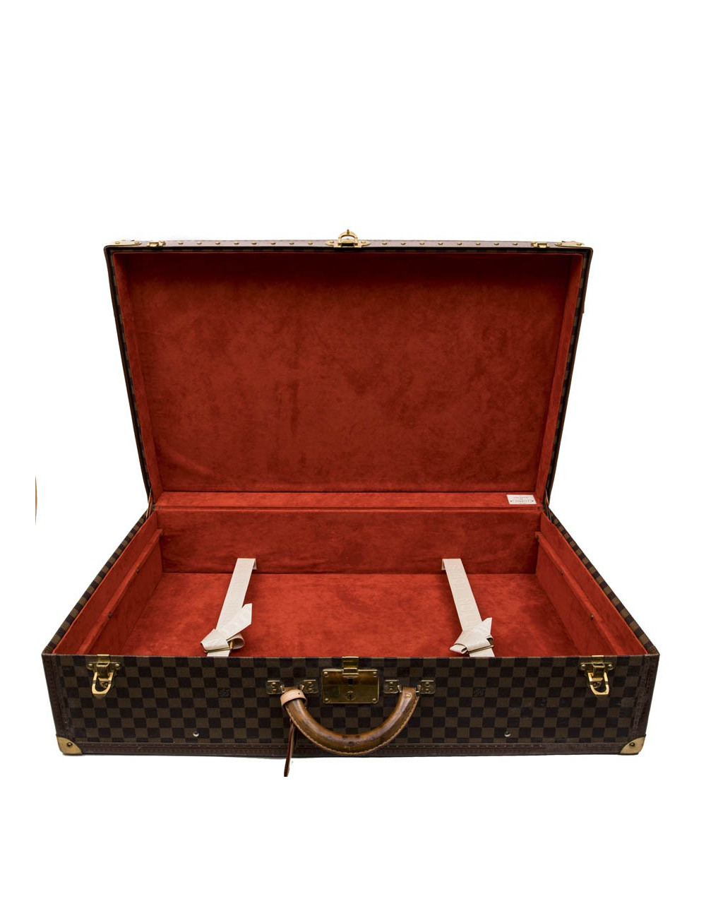 LOUIS VUITTON suitcase in damier ébène canvas