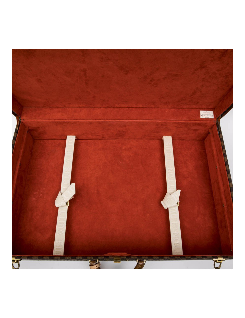 LOUIS VUITTON suitcase in damier ébène canvas