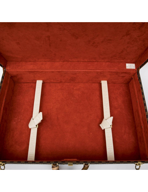 LOUIS VUITTON suitcase in damier ébène canvas