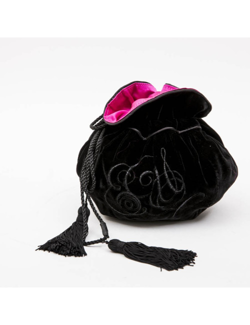 Minaudière EMMANUEL UNGARO velours noir