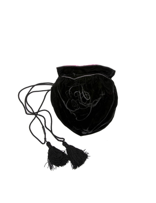 Minaudière EMMANUEL UNGARO velours noir