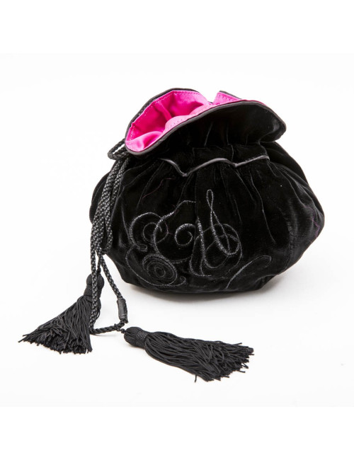 Minaudière EMMANUEL UNGARO velours noir