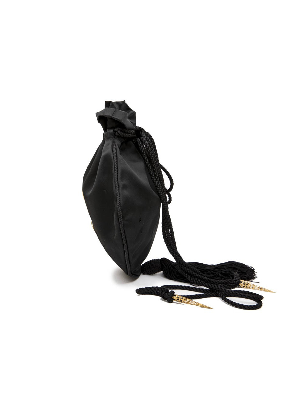 Minaudière A RENAUD en satin noir