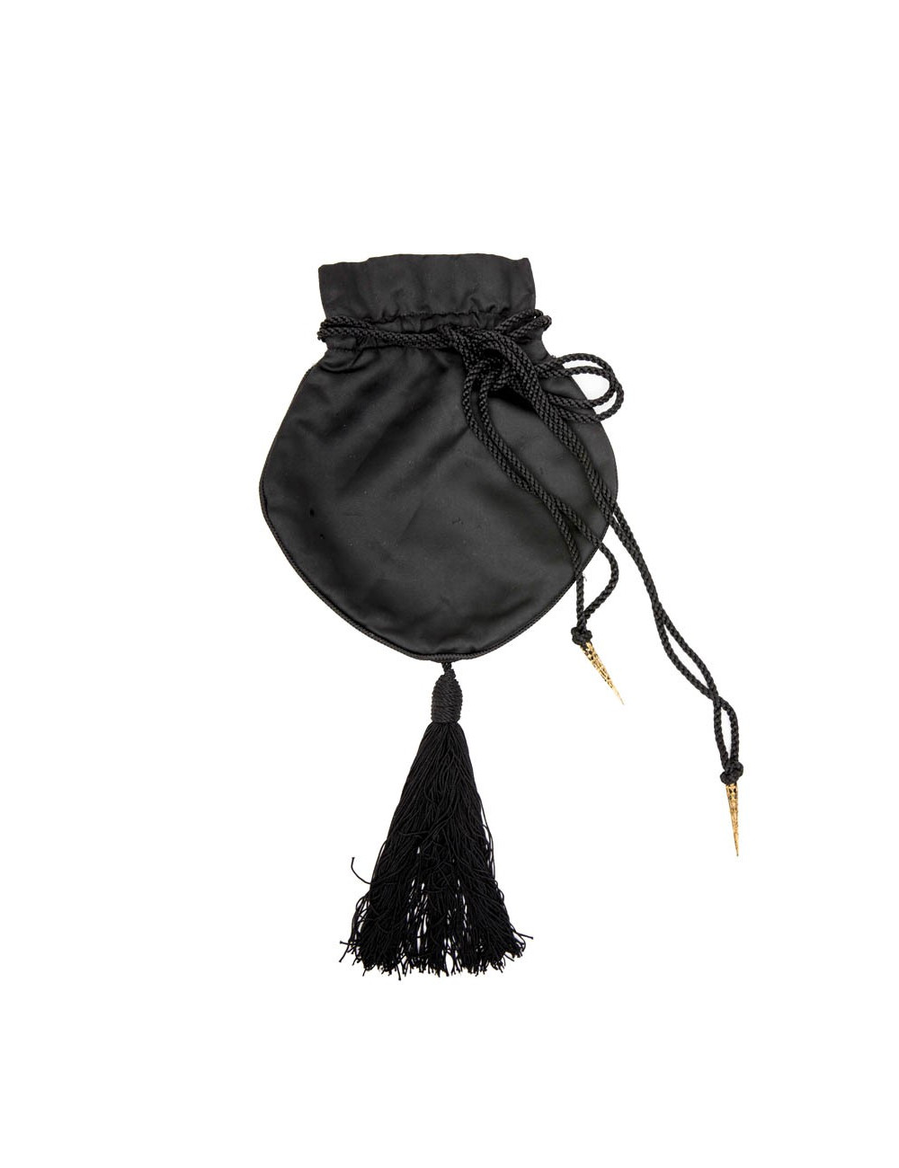 Minaudière A RENAUD en satin noir