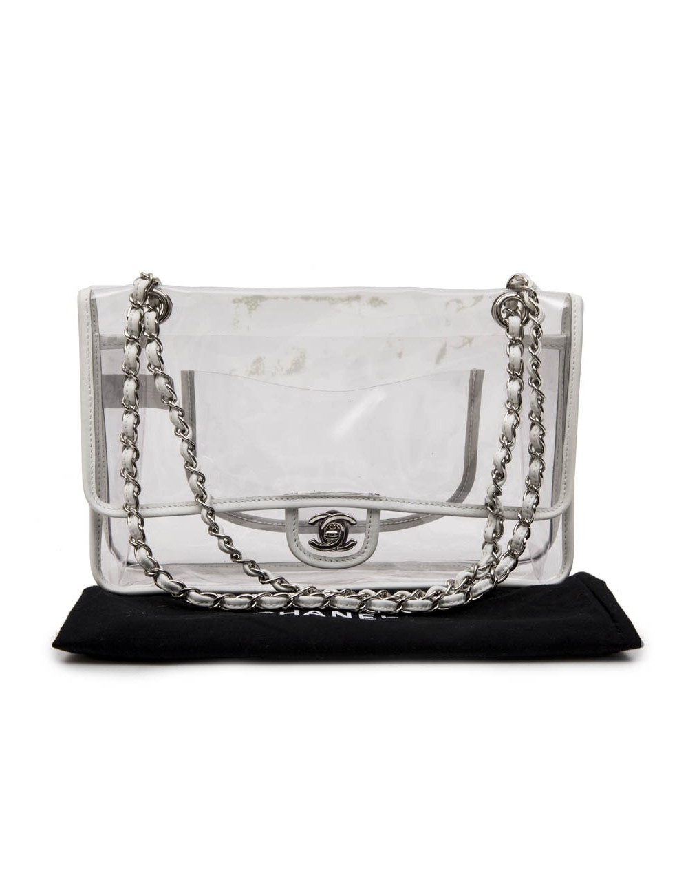 Sac timeless CHANEL transparent