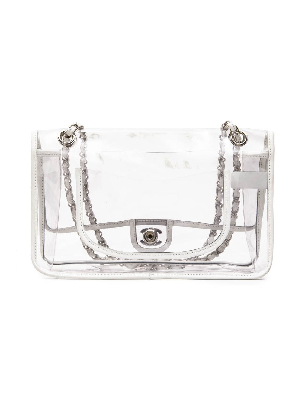 Sac timeless CHANEL transparent