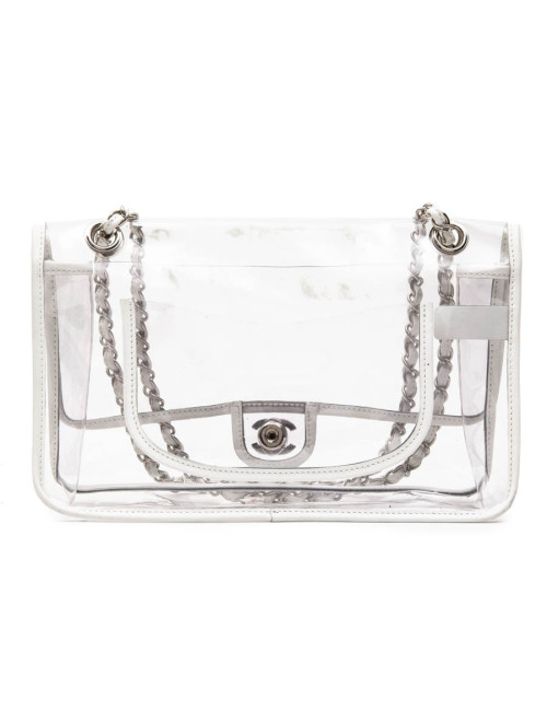 Sac timeless CHANEL transparent