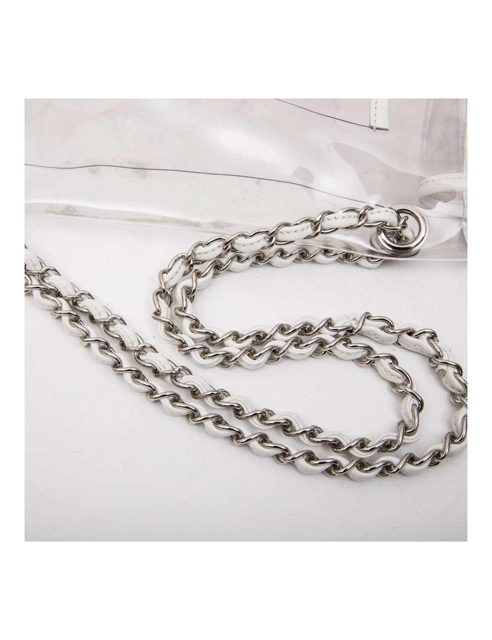 Sac timeless CHANEL transparent