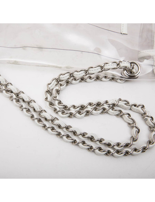 Sac timeless CHANEL transparent
