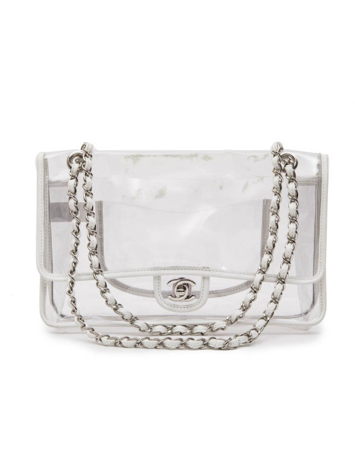 Sac timeless CHANEL transparent