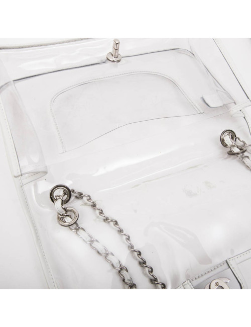 Sac timeless CHANEL transparent