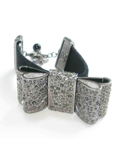 Bracelet CHANEL ruban strass