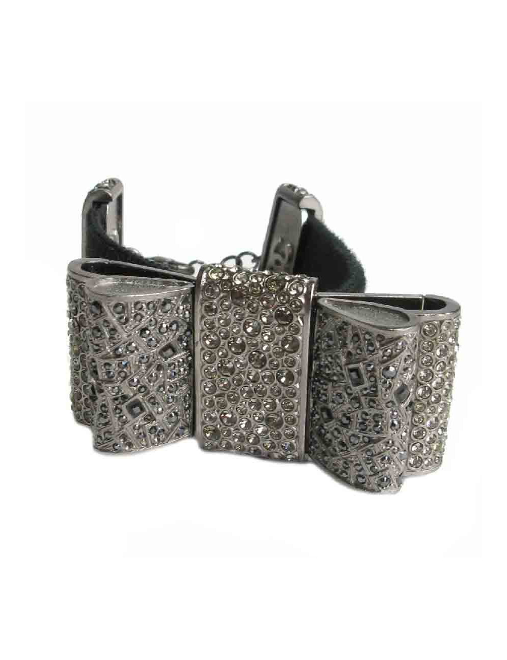 Bracelet CHANEL ruban strass