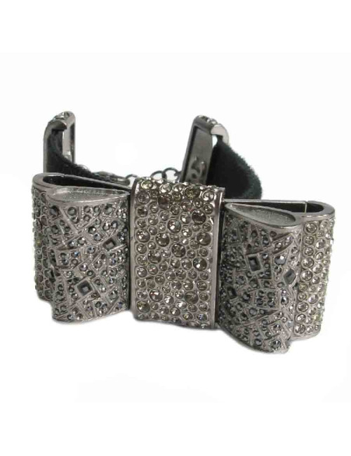 Bracelet CHANEL ruban strass