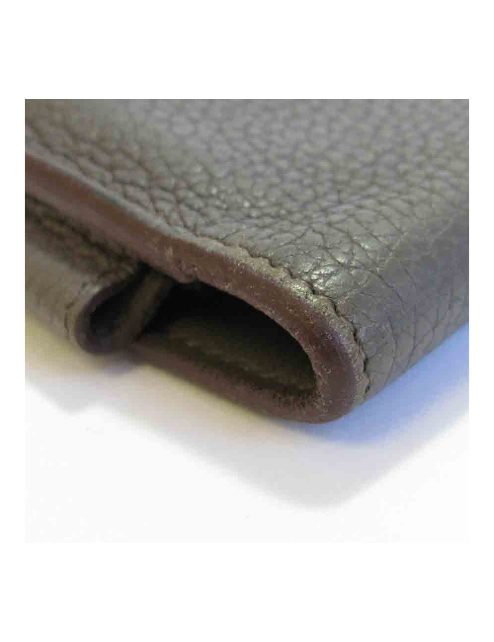 Portefeuille et pochette HERMES Dogon Duo en cuir togo étoupe