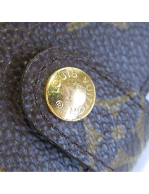 Couverture bloc note LOUIS VUITTON en toile monogram marron