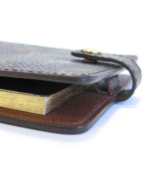 LOUIS VUITTON Notepad cover in brown monogram canvas