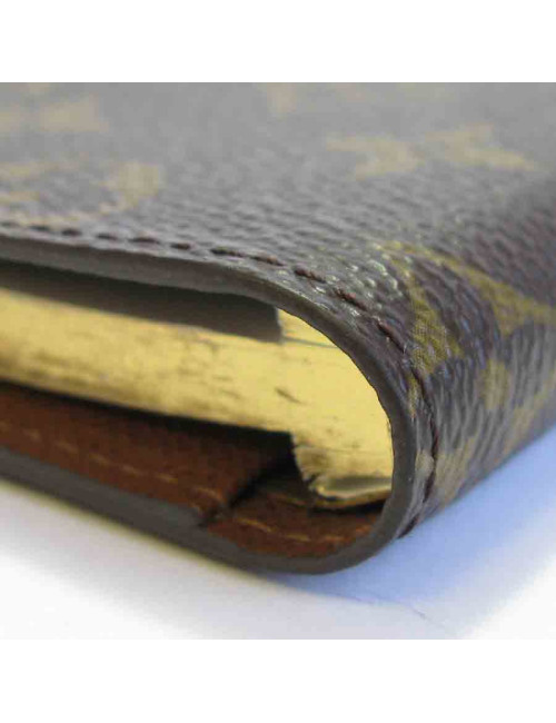 LOUIS VUITTON Notepad cover in brown monogram canvas