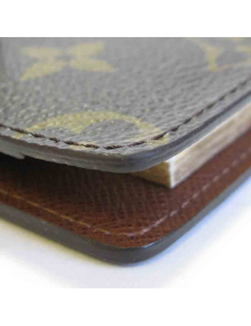 LOUIS VUITTON Notepad cover in brown monogram canvas