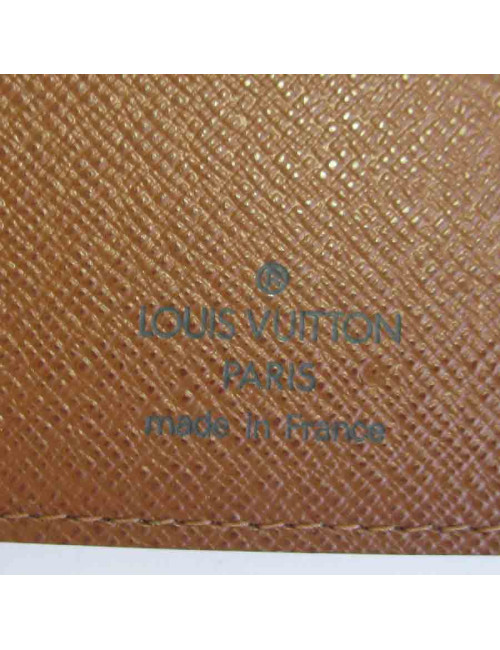LOUIS VUITTON Notepad cover in brown monogram canvas