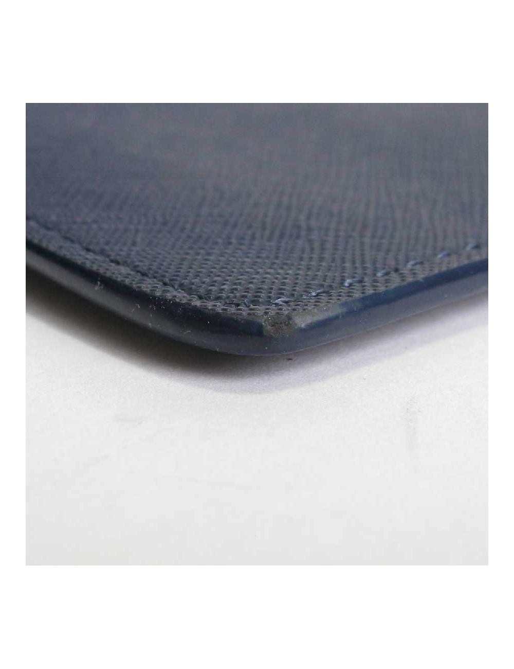 KARL LAGERFELD zipped clutch 'Monster choupette' in dark blue pvc