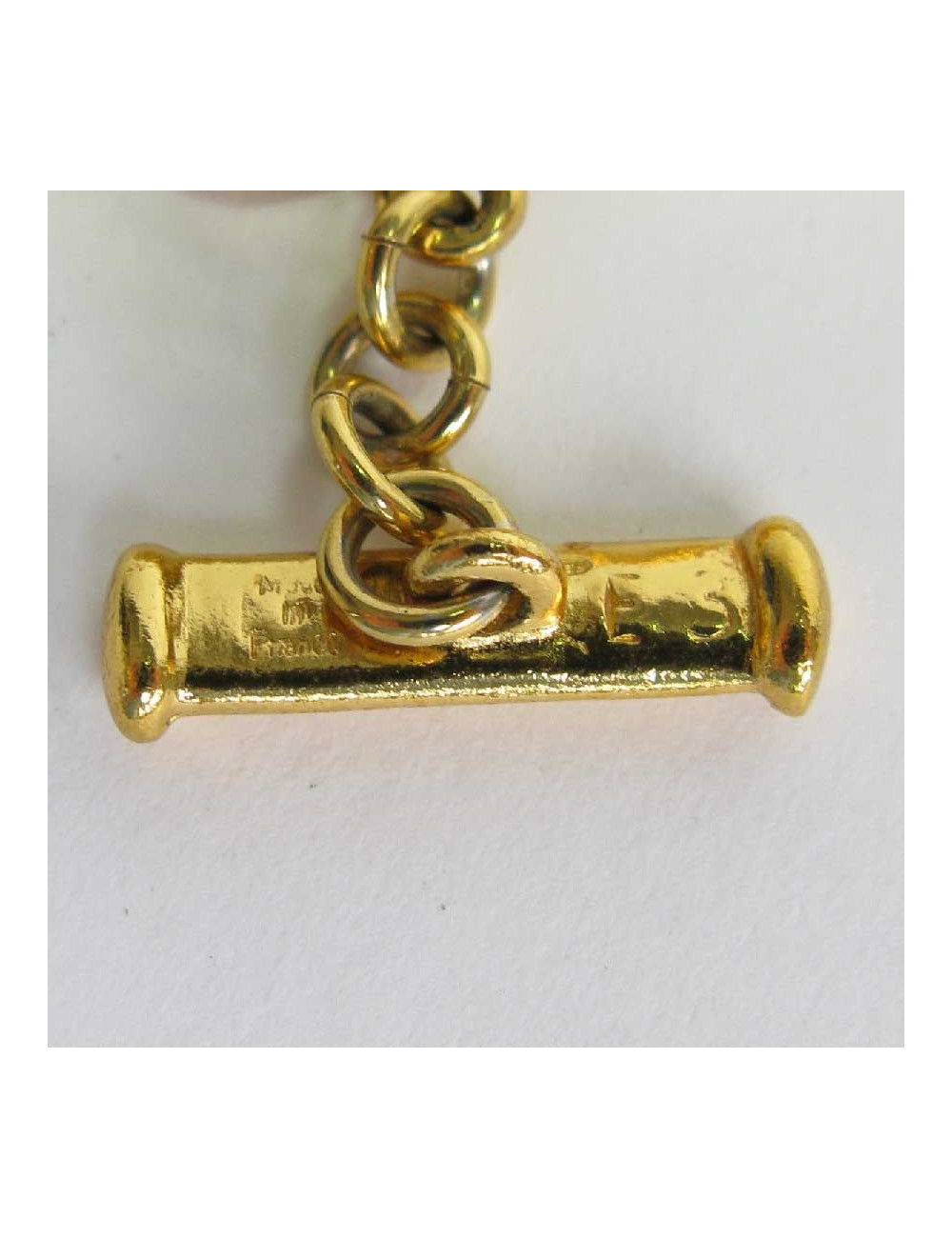 Bracelet YSL YVES SAINT LAURENT Vintage en métal doré