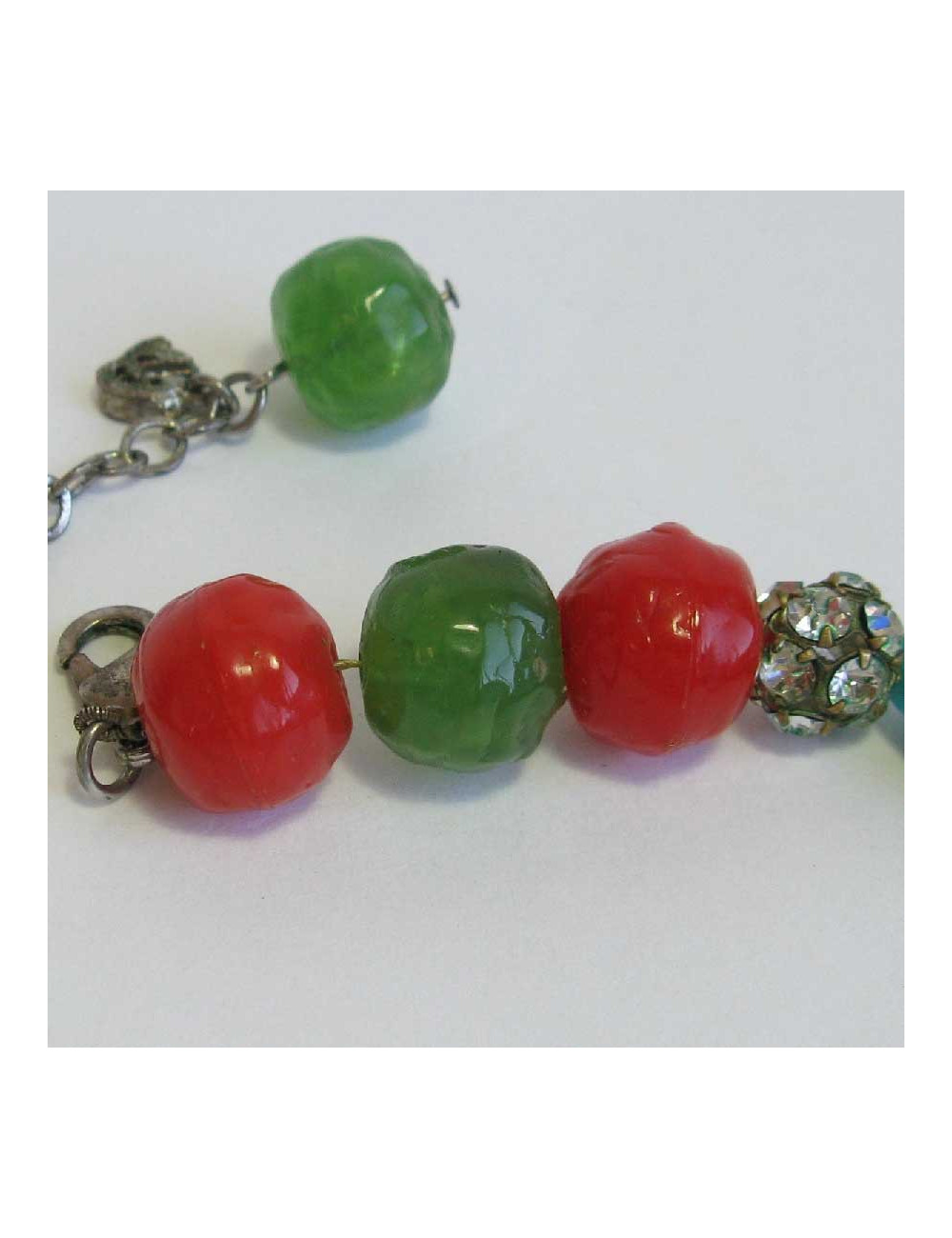 Sautoir CHRISTIAN LACROIX fantaisie résine  multicolore