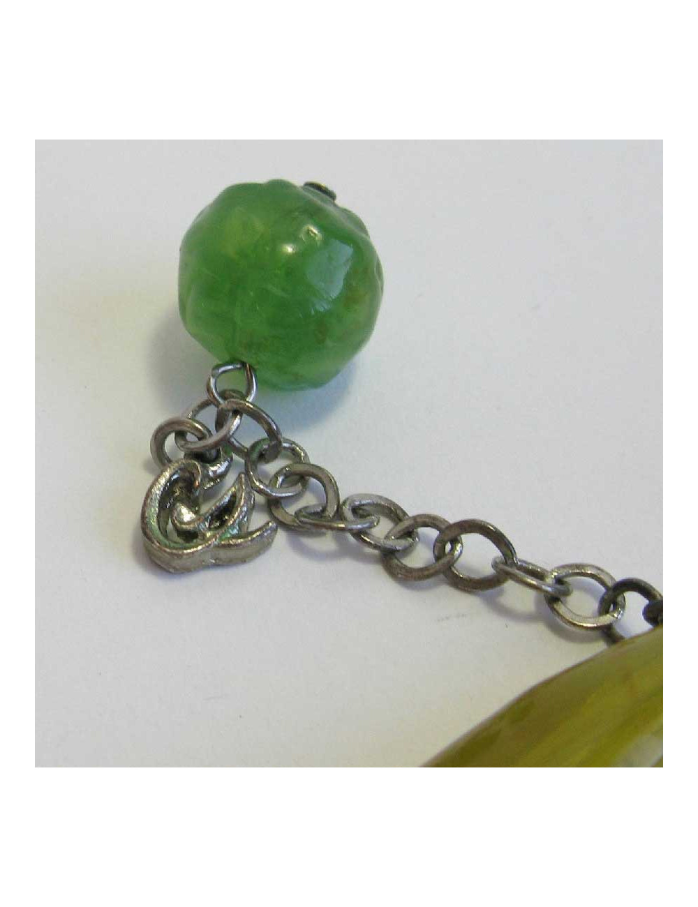 Sautoir CHRISTIAN LACROIX fantaisie résine  multicolore