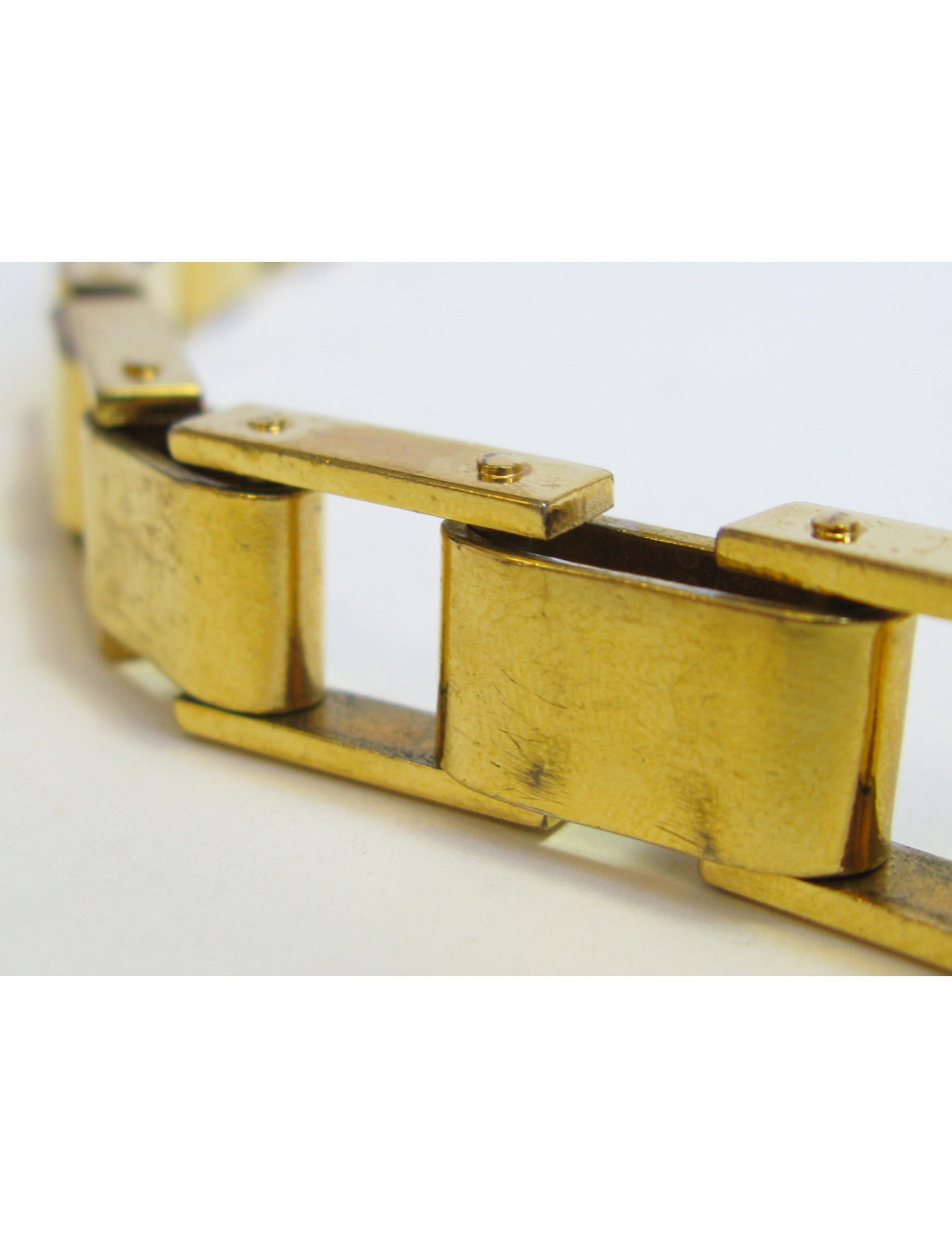 Ceinture CHANEL articulé vintage en métal doré