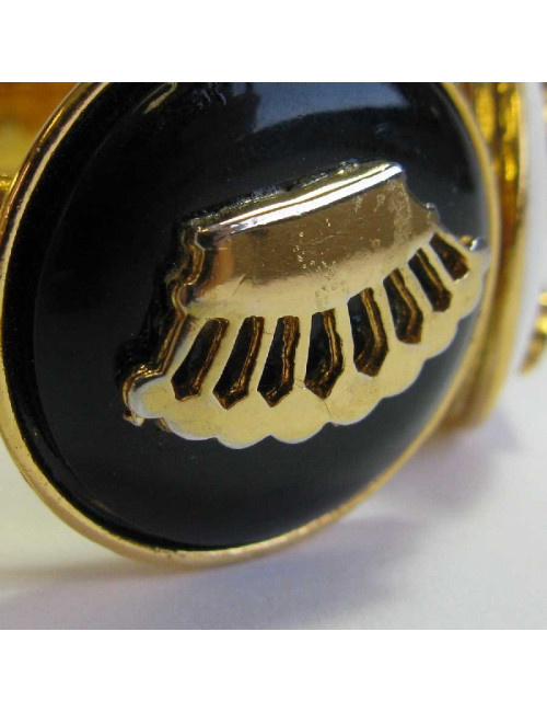 Bracelet CHANEL Vintage en métal doré