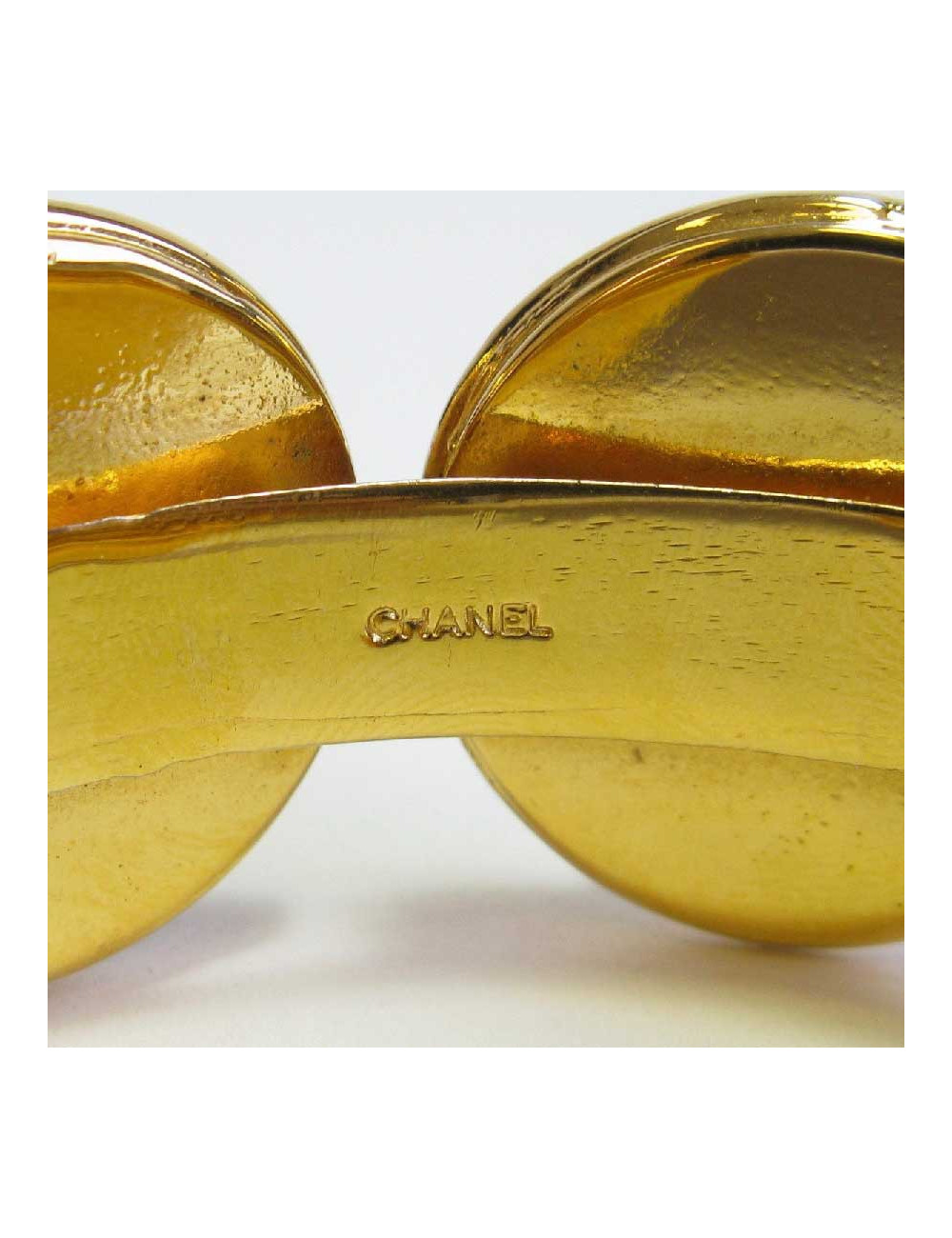 Bracelet CHANEL Vintage en métal doré