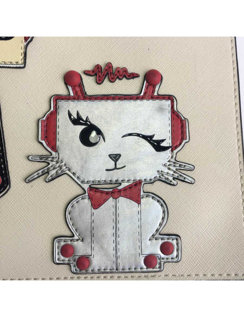 Pochette KARL LAGERFELD Robot beige