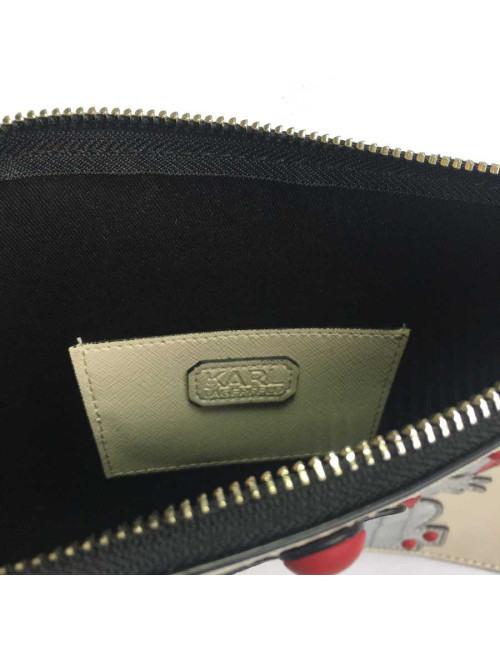 Pochette KARL LAGERFELD Robot beige