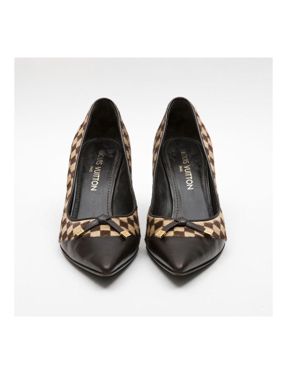 Escarpins T 39 LOUIS VUITTON Bi matière