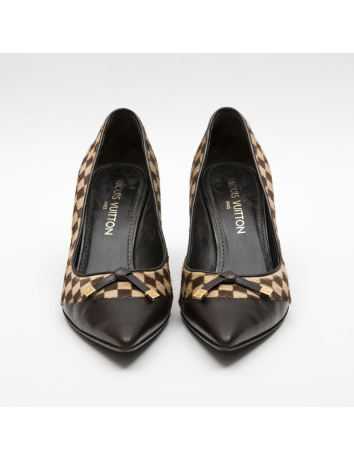 Escarpins T 39 LOUIS VUITTON Bi matière