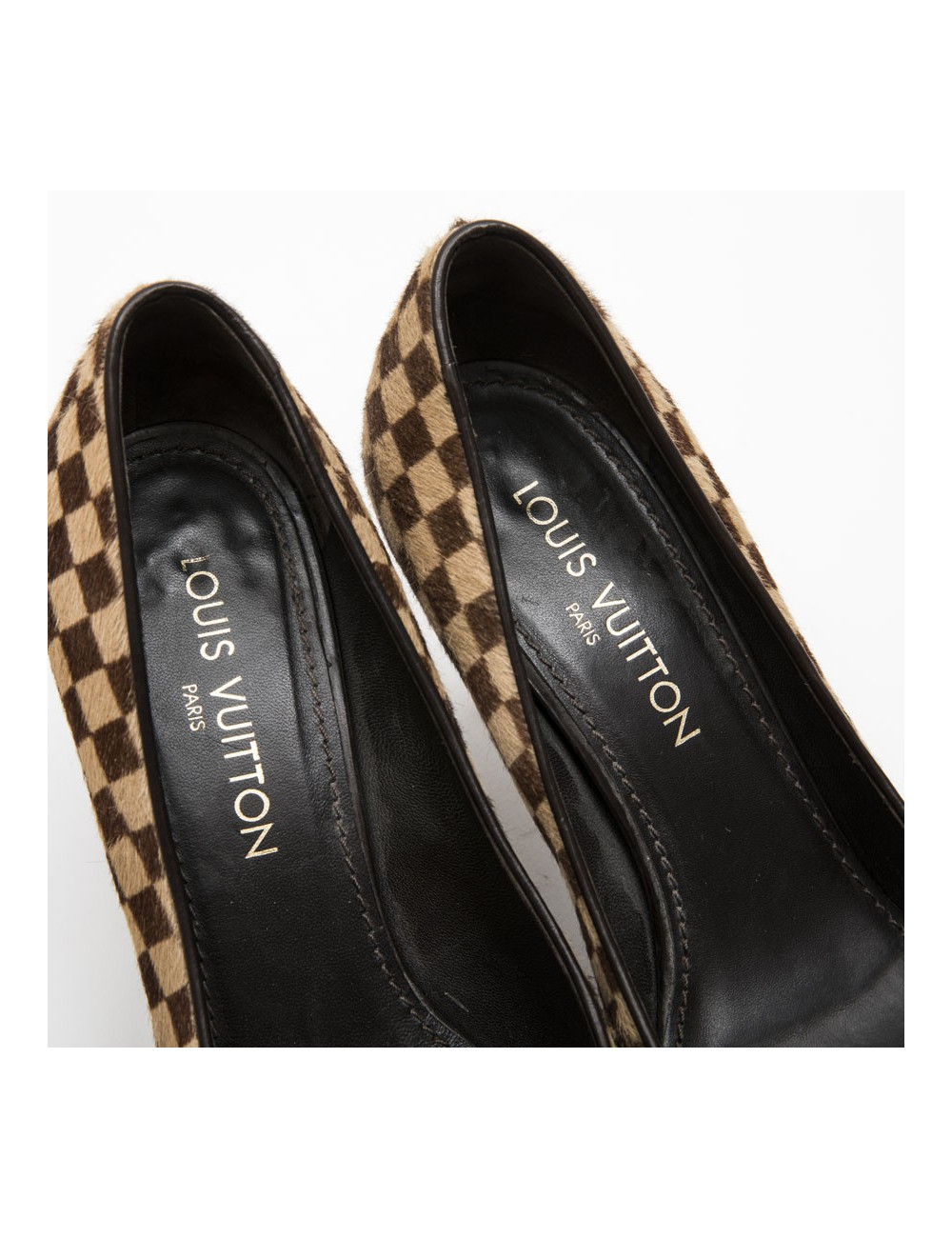 Escarpins T 39 LOUIS VUITTON Bi matière